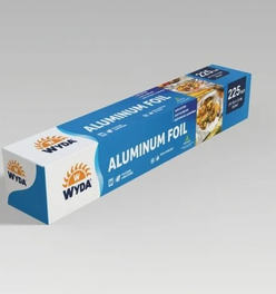 Wyda Aluminum Foil Rolls, 225 sq ft