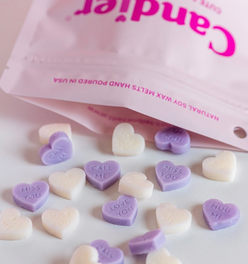 HEART SHAPED WAX MELTS - VELVET PEACH