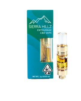 Sierra Hills Entourage CBD Vape Cartridge - Mint - 1g