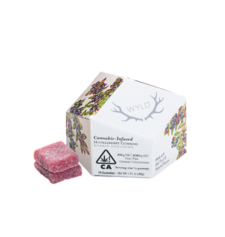 WYLD Huckleberry Gummies - Hybrid - 100mg