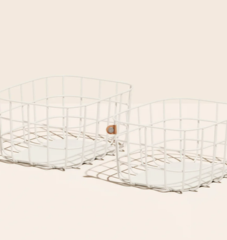 Medium Wire Baskets - Set of 2