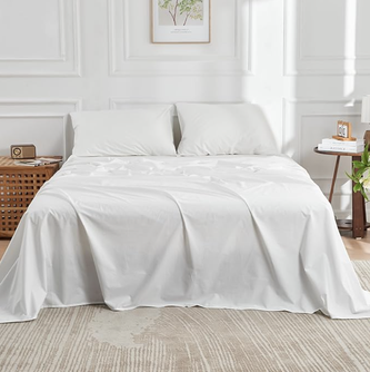 Cool Crisp 100% Long Staple Cotton Sheet Sets (Classic Percale Cotton)