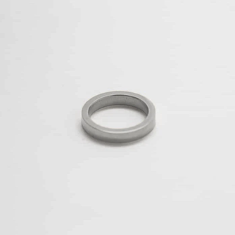 Silver Wide Stacking Ring