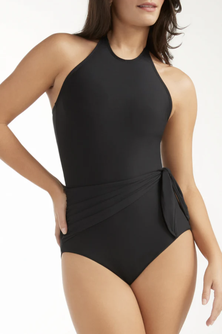 Genevieve One Piece Swimsuit - Black