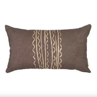 Niho Lumbar Pillowcase - Brown