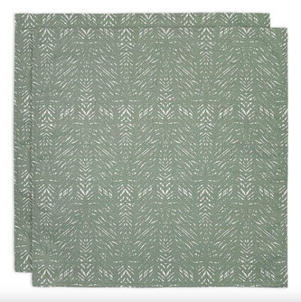 Batik Dining Napkins - Seafoam