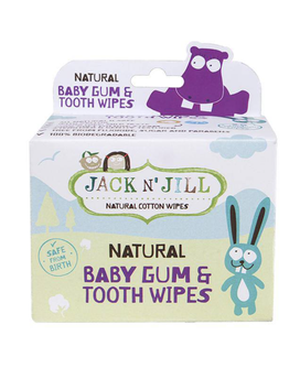 Natural Baby Gum & Tooth Wipes - 25 Pack