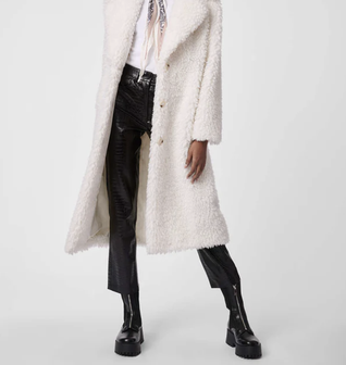 Modern Cloud Faux Fur Coat