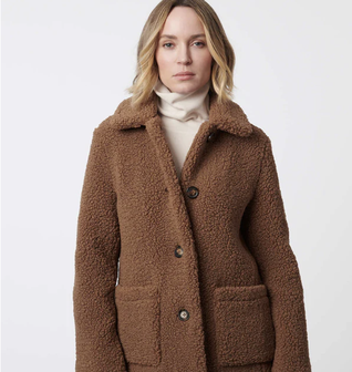 Teddy Vegan Fur Jacket