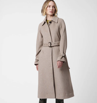 Kensington Belted Wool Coat