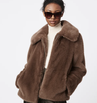 Perfectly Posh Faux Fur Jacket