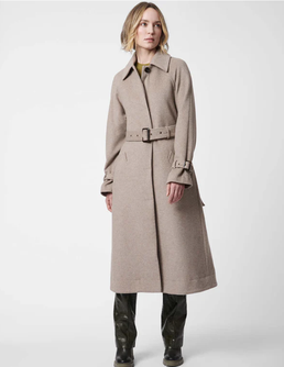 Kensington Belted Wool Coat