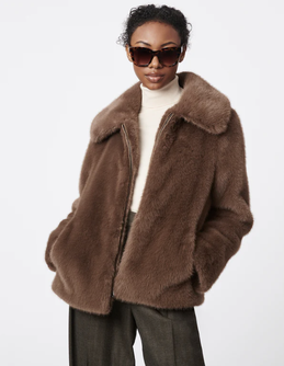 Perfectly Posh Faux Fur Jacket