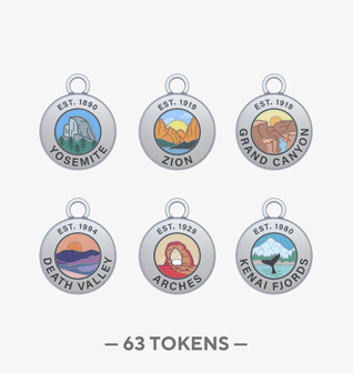 US National Park Tokens