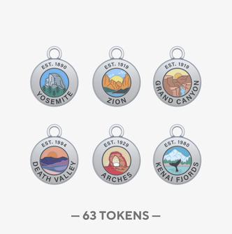 US National Park Tokens