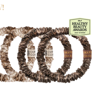 Honey Bronde / Deep Bronde - Hair Match Silk Scrunchies