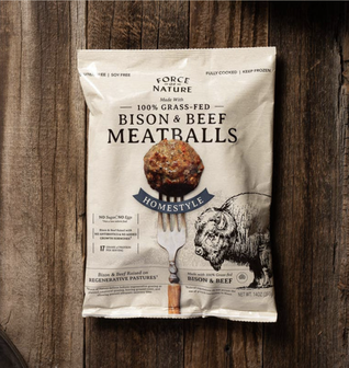 Bison and Beef Homestyle Meatballs