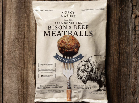 Bison and Beef Homestyle Meatballs