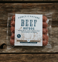 Regenerative Beef Hot Dog