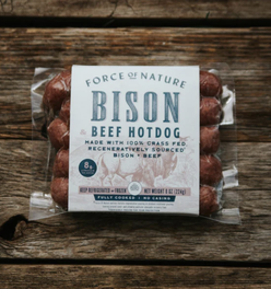 Regenerative Bison + Beef Hot Dog