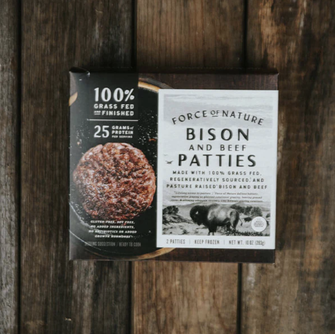 Bison and Beef Patties - 2 ct