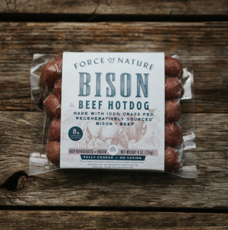 Regenerative Bison + Beef Hot Dog