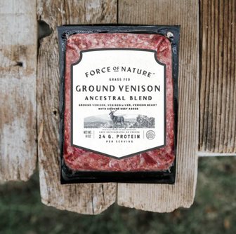 Grass Fed Ground Venison Ancestral