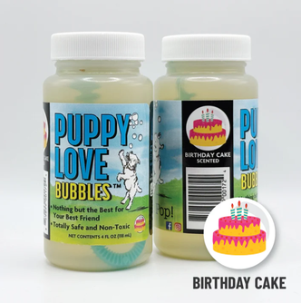 Puppy Love® Bubbles- 2 Pack (Birthday Cake)