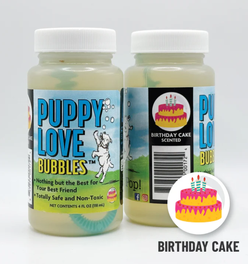 Puppy Love® Bubbles- 2 Pack (Birthday Cake)