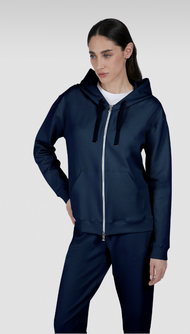 Women's Active Fleece Cotton Zip-Up Sweatshirt