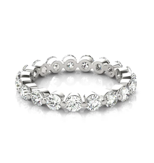 2ct Marseille Eternity Band in 14K White Gold