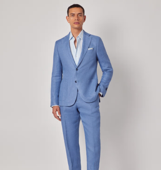 Twill Italian Linen Slim Fit Suit - 1913 Collection