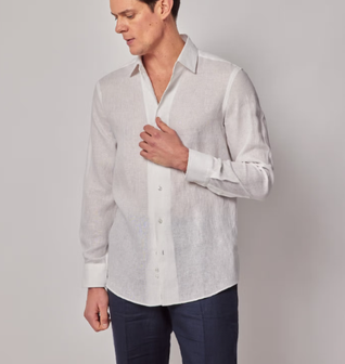 Pure Linen Slim Shirt