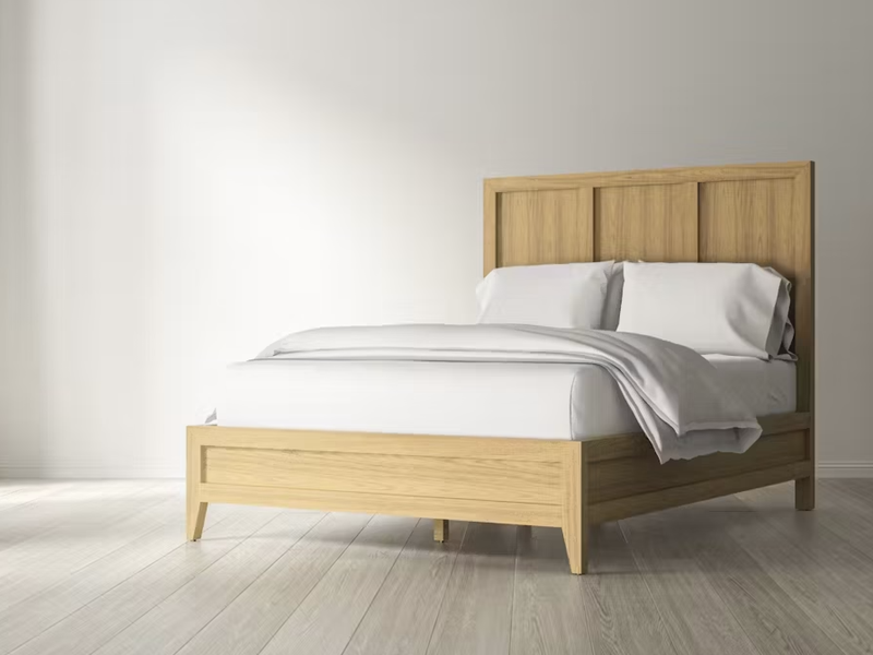 Saatva adds solid wood designs to its bed frame collection