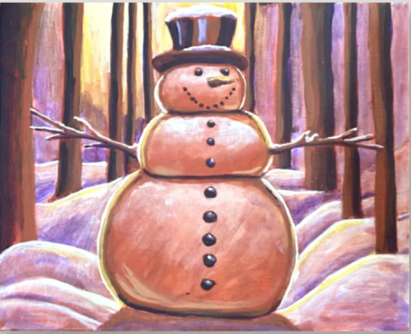 Snowman Glow Painting Kit