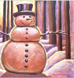 Snowman Glow Painting Kit
