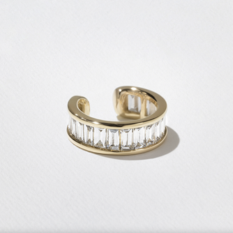 Baguette Diamond Ear Cuff