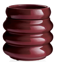 Burgundy Waves Wax Warmer