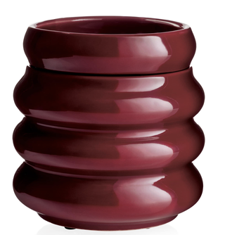Burgundy Waves Wax Warmer