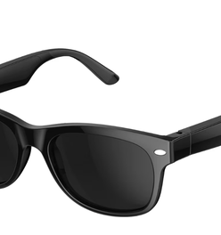 weariQ Bluetooth Smart Glasses –  Black Audio Sunglasses