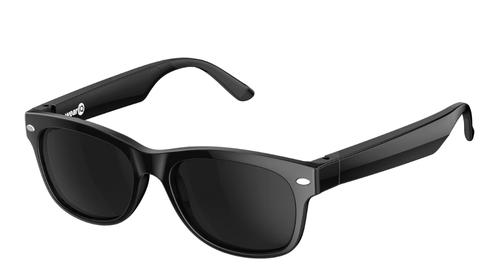 weariQ Bluetooth Smart Glasses –  Black Audio Sunglasses