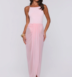 Sea Foam Dreams Maxi Dress Pink