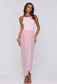 Sea Foam Dreams Maxi Dress Pink