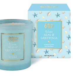 Warm Seas & Greetings Candle