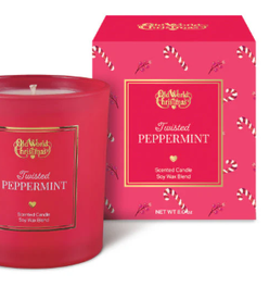 Twisted Peppermint Candle
