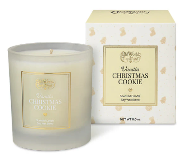 Vanilla Christmas Cookie Candle
