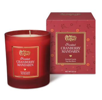 Frosted Cranberry Mandarin Candle