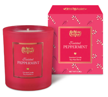 Twisted Peppermint Candle