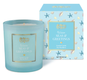 Warm Seas & Greetings Candle