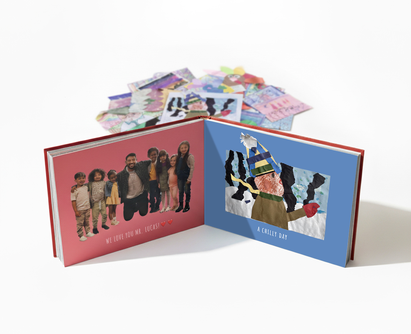 Custom Hardcover Photo Book From Your Kids' Art